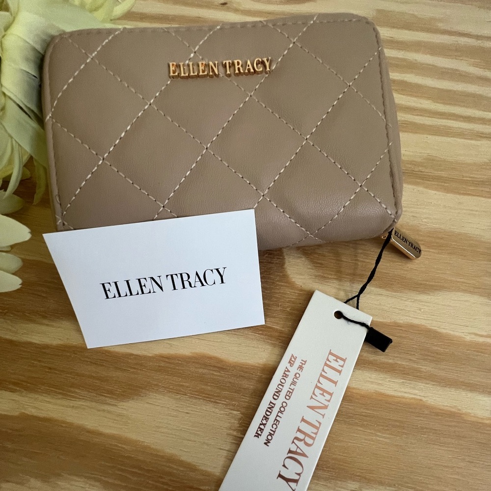 Ellen Tracy  Quilted NWT wallet